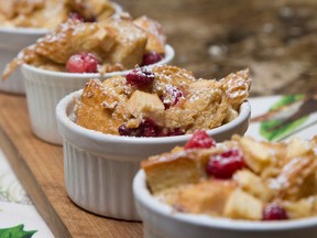 Pear Cranberry Bread Pudding (CRAIG GLOVER, The London Free Press)