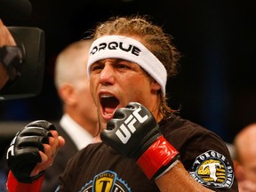 Urijah Faber has a busy week in Las Vegas leading up to UFC 194 on Saturday. (Jared Wickerham/Getty Images/AFP/Files)
