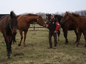 Woodbine trainer John LeBlanc was a trained ballet dancer before transitioning back into the family business of horse racing. (Maggie LeBlanc, photo)