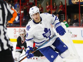 Toronto Maple Leafs forward Joffrey Lupul. (James Guillory-USA TODAY Sports)