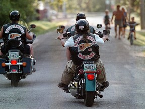 An outlaw motorcycle gang is in the Winnipeg area this weekend, say RCMP. (FILE PHOTO)