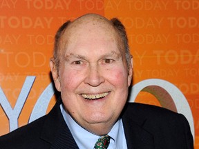 In this Jan. 12, 2012 file photo, former "Today" show weatherman Willard Scott attends the "Today" show 60th anniversary celebration in New York. (AP Photo/Evan Agostini, File)