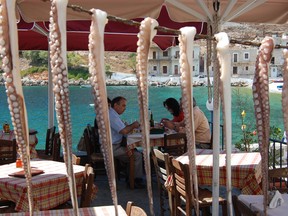 In seaside tavernas throughout Greece, the seafood is fresh as can be. (photo: Rick Steves)