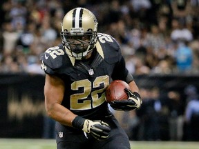 New Orleans Saints running back Mark Ingram, who was having a great season, is done for the year after going on injured reserve because of a shoulder injury. (DERICK E. HINGLE/USA Today Sports)