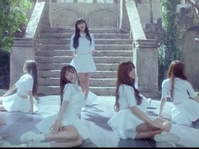 South Korean pop group Oh My Girl. (YouTube screengrab)