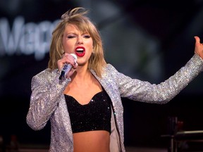 Swift garnered seven Grammy nominations December 7, 2015, including record, song of the year and best pop solo performance for "Blank Space." REUTERS/Carlo Allegri/Files