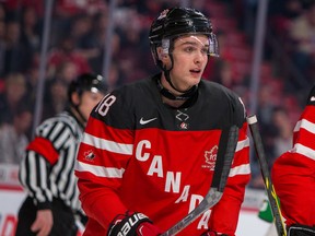 The Vancouver Canucks have loaned rookie forward Jake Virtanen to Canada's team for the World Junior Hockey Championship. 
POSTMEDIA NETWORK