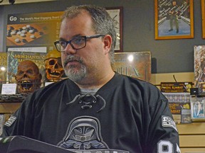 Jeff St. Pierre is a local businessman who capitalized on the growth of the Star Wars franchise and the upcoming Episode 7 of Star Wars. Along with a business partner he owns the Kessel Run and The Cantina in Orleans.
SAM COOLEY/Ottawa Sun