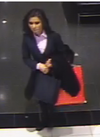 Toronto Police released this surveillance image of Rohinie Bisesar who is accused in the stabbing of another woman at a Shoppers Drug Mart on Friday, Dec. 11, 2015.