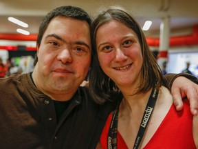Matthew Hoffman, 36, and Jennifer Austin, 25. (DAVE THOMAS, Toronto Sun)