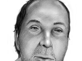 A composite sketch of a man police found dead in a reservoir more than a year and a half ago.