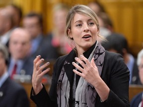Heritage Minister Melanie Joly answers a questionduring question period in the House of Commons on Parliament Hill in Ottawa, on Wednesday, Dec. 9, 2015. THE CANADIAN PRESS/Adrian Wyld