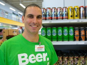 Alec Hassan is the store manager of the Oakridge Superstore. (MIKE HENSEN, The London Free Press)