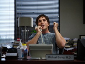 Christian Bale in a scene from The Big Short. (Handout photo)