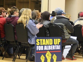 It was a courteous crowd of 170 plus people that gathered at the Hanna Community Centre on Dec. 11 to talk with MLA Rick Strankman about Bill 6, and its potential effect on farming in the surrounding area.