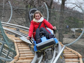 Blue Mountain’s Ridge Runner alpine coaster is reopening this weekend because of the lack of snow. (Courtesy of Blue Mountain Resorts)
