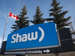 A Shaw Communications sign at the company's headquarters in Calgary, Wednesday, Jan. 14, 2015. Shaw Communications has reached an agreement to buy Wind Mobile in a transaction valued at $1.6 billion. THE CANADIAN PRESS/Jeff McIntosh