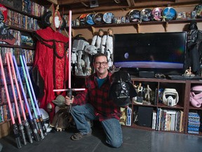 Robert Appleton has been collecting Star Wars memorabilia since the film debuted in 1977. Derek Ruttan/The London Free Press/Postmedia Network