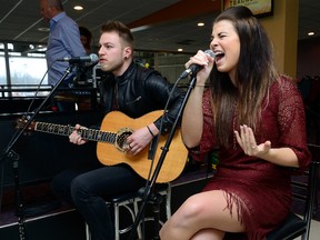 Canadian country singer Jess Moskaluke performs with guitarist Brennan Wall in this file photo. MORRIS LAMONT/Postmedia Network