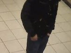 Police are asking for the public’s help in identifying a suspect in a robbery that took place in the city’s west end on Dec. 11 at about 3:15 p.m. in the 1800 block of Baseline Rd. (Ottawa Police, submitted photo)