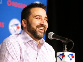 Alex Anthopoulos is the 2015 winner of the George Gross Award for Toronto Sun Sportsman of the Year. (Michael Peake/Toronto Sun)