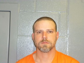Jeremy Hardy, 36, of Texas, is pictured  in this undated handout photo obtained by Reuters December 17, 2015. Hardy is being investigated in connection with an incident in which two people were killed in separate shooting incidents by what police believe was a driver in a pickup truck who shot at them on a highway west of Oklahoma City -- a crime suspected to be tied to road rage, investigators said An Oklahoma Highway patrol trooper later spotted a pickup on I-40 near where the incidents occurred and arrested Hardy on a DUI complaint.  REUTERS/Oklahoma State Bureau of Investigation/Handout via Reuters