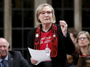 Canada's Indigenous Affairs Minister Carolyn Bennett speaks during Question Period in the House of Commons on Parliament Hill in Ottawa, Canada, December 8, 2015. REUTERS/Chris Wattie