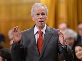 Minister of Foreign Affairs Stephane Dion speaks during question period in the House of Commons on Parliament Hill in Ottawa, on Friday, Dec. 11, 2015. Dion suggested the Liberals might leave Stephen Harper's targets for reducing greenhouse gas emissions in place, despite what has been previously expressed by Climate Change Minister Catherine McKenna. THE CANADIAN PRESS/Sean Kilpatrick