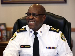 Police Chief Mark Saunders sits down for a year-end interview. (Craig Robertson/Toronto Sun/Postmedia Network)