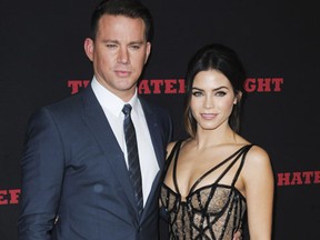 Jenna Dewan-Tatum and Channing Tatum at the premiere The Hateful Eight on December 8, 2015 in Los Angeles.(Apega/WENN.com)