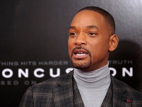 Will Smith at the "Concussion" New York premiere on December 16, 2015. (Ivan Nikolov/WENN.com)