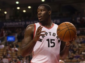 Toronto Raptors' Anthony Bennett. (THE CANADIAN PRESS/Chris Young)
