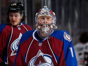 Avalanche goaltender Semyon Varlamov enters Monday's game against the Maple Leafs having won six consecutive games. (USA TODAY SPORTS/PHOTO)