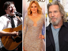 (L-R) Marcus Mumford, Jewel and Jeff Bridges all served up some poop  this year. (Reuters file photos)