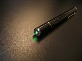 A 19-year-old Winnipeg man has been sentenced for directing a laser pointer at the police helicopter. (FILE PHOTO)