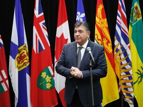Ontario Minister of Finance Charles Sousa addresses the media before a meeting of Canada's provincial finance ministers in Ottawa December 21, 2015. (REUTERS/Blair Gable)