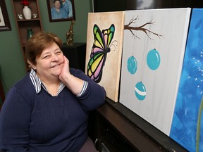 John Lappa/Sudbury Star
Mary-Ann LeClair's new business, Connect & Create Painting Parties, offers Greater Sudburians the chance to have fun while being creative.