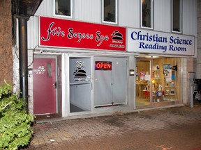 Five Senses Spa at 357 Wellington St. (DEREK RUTTAN, The London Free Press)