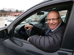 John Lappa/Sudbury Star
Don McDonald gets behind the wheel to help with the Canadian Cancer Society's transportation service.