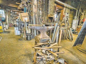 London historian, photographer and funeral director Joe O?Neil uses this image from John Pedersen Iron Works, 429 Adelaide St. N., London, in his 2016 heritage calendar ? a photo he worked for 20 years to get just right. (Joe o?Neil photo)