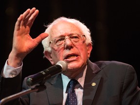 Democratic presidential candidate Sen. Bernie Sanders speaks during a campaign stop in Chicago on Wednesday, Dec. 23, 2015. In regards to rounding up undocumented families, Sanders said in a statement, "Our nation has always been a beacon of hope, a refuge for the oppressed ... we need to take steps to protect children and families seeking refuge here, not cast them out." (Erin Hooley/Chicago Tribune via AP)