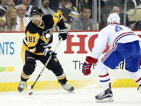 Phil Kessel scored twice last Monday with Nick Bonino as his new centre. (USA Today Sports)