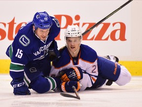 The Vancouver Canucks have been falling down in extra time this season (Anne-Marie Tarvin, USA Today).