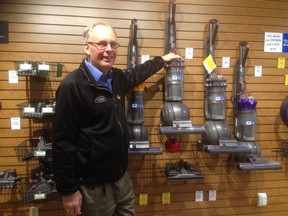 Philip McHardy is the owner of McHardy Vacuum, which is celebrating 70 years as a business is London.  McHardy, who took over the business from his father, JC McHardy, hopes the firm will be around at least another 70 years. (KATE DUBINSKI, The London Free Press)