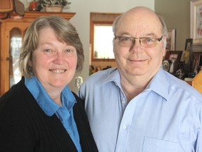 Lynn Campbell, right, with his wife Reina, underwent a double-lung transplant and feels a special bond with other recipients who owe so much to the organ donors who saved their lives. (Michael Lea/The Whig-Standard)