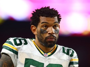 Green Bay Packers linebacker Julius Peppers (95) against the Arizona Cardinals at University of Phoenix Stadium. The Cardinals defeated the Packers 38-8. Mark J. Rebilas-USA TODAY Sports