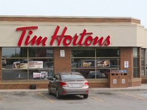 A stabbing occurred at a Tim Hortons location on Sunday morning. (FILE PHOTO)