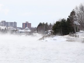 Gino Donato/Sudbury Star
Steam rises from Ramsey Lake in this file photo.