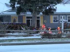 Jerry Baljeu of Sarnia has put together a street-by-street guide for a self-guided Christmas Lights Tour in Sarnia. The tour takes in 57 kilometres of local streets and includes the Celebration of Lights display. This home is in Point Edward. (Tyler Kula/ Sarnia Observer)