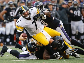The Ravens upsetting Ben Roethlisberger and the Steelers on Sunday sealed a big day for the books in Week 16. (Patrick Semansky/AP Photo)